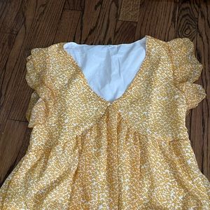 Yellow picnic dress